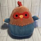 Squishmallows Reed Rooster 8” Soft Teal Brown Farm Yard Chicken Bird Plush