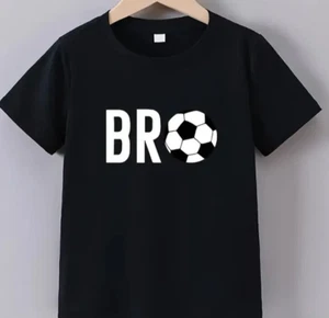 Boys' Soccer Ball Gildan T shirt - Picture 1 of 1