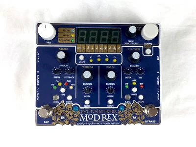 Used Electro-Harmonix EHX Mod Rex Polyrhythmic Modulator Pedal! Modrex! - Image 1 of 3