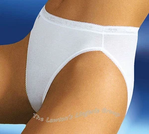 Sloggi Basic+ Tai Brief Cotton High Leg, Offer 3 +1(4 Pack),White, Black or Skin - Picture 1 of 13