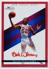 2008-09 TOPPS SIGNATURE FACSIMILE RED #TS-BWI BUCK WILLIAMS 203/869 - NETS
