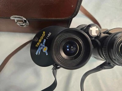 Tasco 115Z ZIP Binoculars & Hard Case 7X35mm, 525FT/1000 yards, VINTAGE - Image 1 of 4