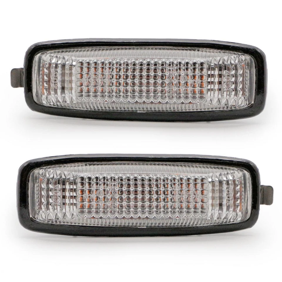 Par de luces de señalización laterales transparentes para Honda Accord sedán 4 puertas 1994-1997 Foto 1 de 4