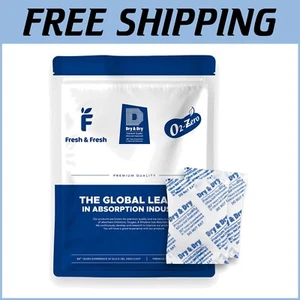 100-Pack 20g Silica Gel Packets - Rechargeable Moisture Absorbers for Valuables - Picture 1 of 9