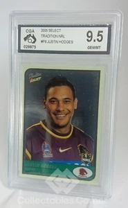 2005 Select NRL Justin Hodges Foil Card Graded 9.5 - Picture 1 of 2