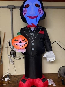 5 Fuß Lionsgate Halloween SAW Billy der Puppenhof luftgeblasen aufblasbar - Bild 1 von 4