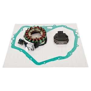 Magneto Stator + Voltage Rectifier + Gasket For SuzE2i LTF 400F King Quad 08-09 - Picture 1 of 9