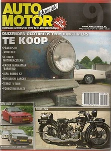 AUTO MOTOR KLASSIEK 2011 9 ALFA ROMEO SZ KAISER MANHATTAN MITSUBISHI LANCER 2000 - Imagen 1 de 1