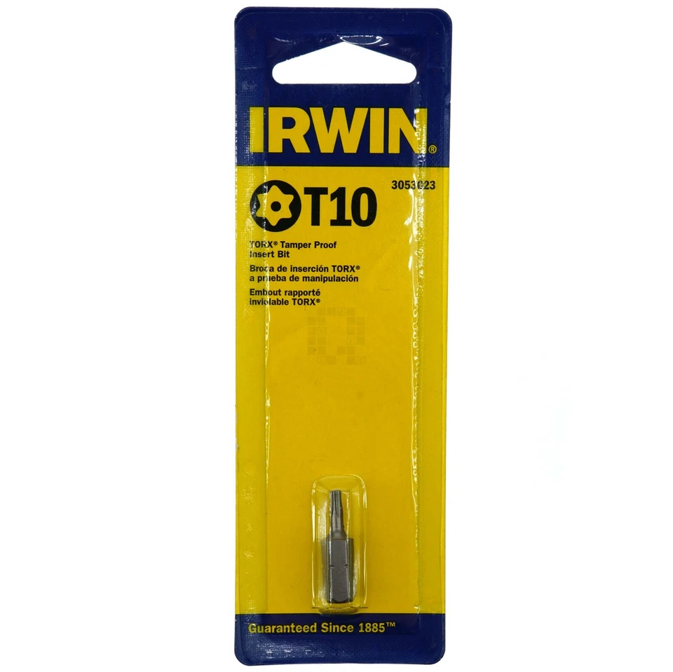 Irwin 3053023 T10 TORX Tamper-Proof Insert Bit, 1" Length - Image 1 of 4