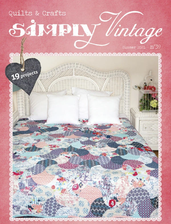 Quilts & Crafts Simply Vintage #39 Summer 2021 Quiltmania Magazine - Image 1 of 1