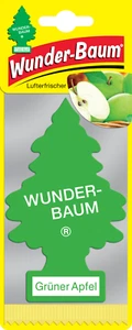 WUNDER-BAUM Auto Duftbaum | GRÜNER APFEL | Lufterfrischer Camper Wohnung - Bild 1 von 2