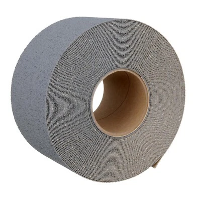 3M 7741 4" X 60' Roll of Gray Anti Slip Stair Tread Tape w Adhesive Back — 第 1/4 张图片