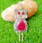 Ruby With Pink Topaz Gemstone Handmade 925 Sterling Silver