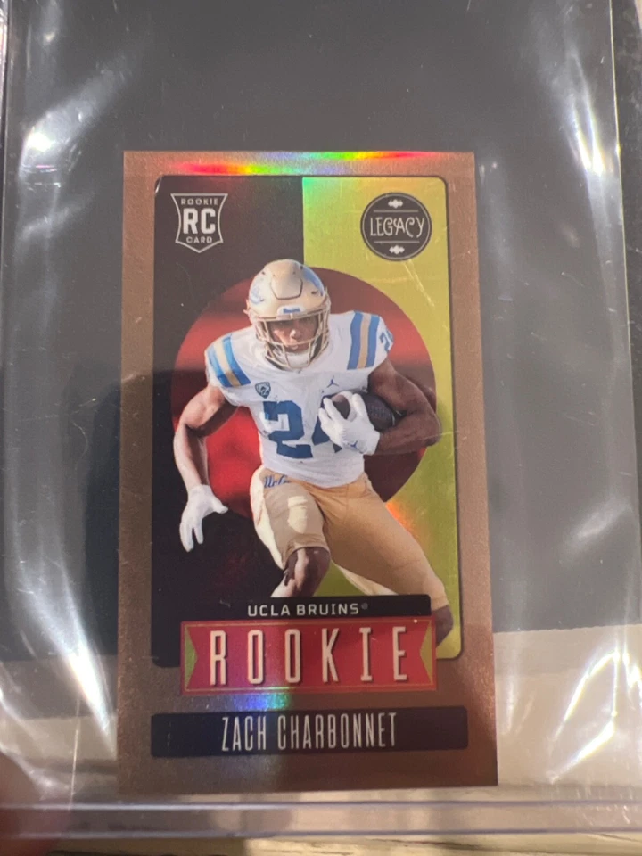 2023 Zach Charbonnet PANINI Legacy Mini BRONZE RC 160 Seahawks #D /75! - Image 1 of 3