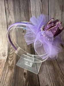 HeadBand Princess Crown Girls Hair Accessories Dress Up Purple - Picture 1 of 5