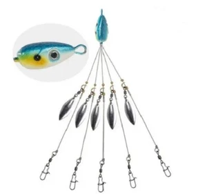 Durhams Tackle Shad Mob Jr Umbrella Rig - Sexy Blue - Bild 1 von 2