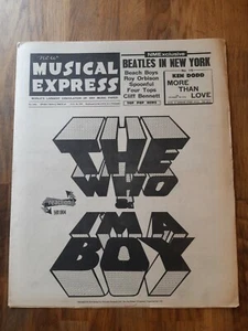 NME dated August 26th 1966 The Who Im A Boy Cover - Picture 1 of 1