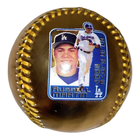 BASEBALL Russell Martin Catcher 2007 Rawlings Glove Award Winner Gold Ball New Cover
