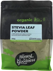 Honest to Goodness Organic Stevia Leaf Powder 750 g Zero Calorie Sweetener - Picture 1 of 2