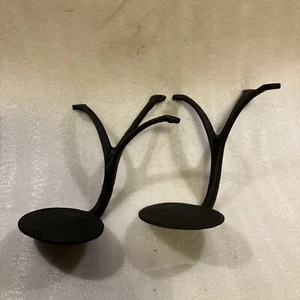 Pair Vintage Cast Iron Buggy or Wagon steps - Picture 1 of 23