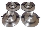Front & Rear Brake Discs & Pads For Chrysler Grand Voyager 2.5 Crd 01-07 (Check)