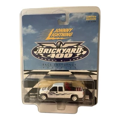 Johnny Lightning Brickyard 400 Emergency 2000 Silverado *WHITE LIGHTNING* - Image 1 of 2
