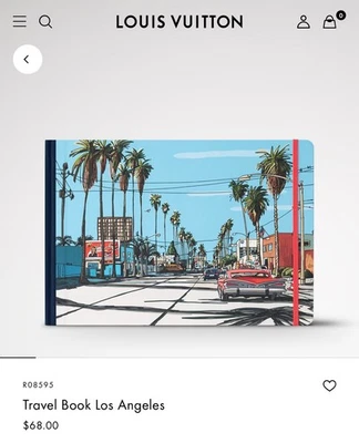 Louis Vuitton Hard Cover Travel Book, Javier Mariscal Los Angeles, MINT - Image 1 of 2