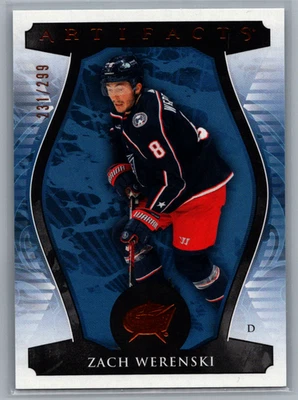 2023-24 Upper Deck Artifacts Copper /299 Zach Werenski #68 - Image 1 of 2