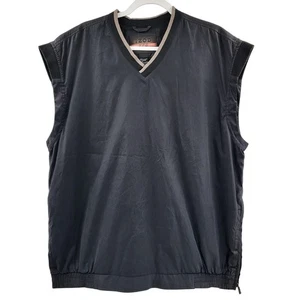 IZOD XFG X-treme Function Black Golfwear Vest Side Zip Breathable Men's Size XL - Picture 1 of 9