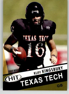 Kliff Kingsbury 2003 SAGE HIT 16 Texas Tech Red Raiders Rookie - Image 1 of 2