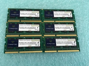 48GB(6 x 8GB) Timetec DDR3L-1600 SODIMM Laptop Memory RAM - R556 - Picture 1 of 4