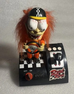 Figura Gemmy Road Rage Racer Pelo Naranja Traje Naranja De Colección ¡Funciona! Foto 1 de 4