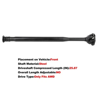 Eje de transmisión delantero para Mercedes-Benz CLS63 AMG S63 AMG E300 E350 GLK350 2007-10 Foto 1 de 4