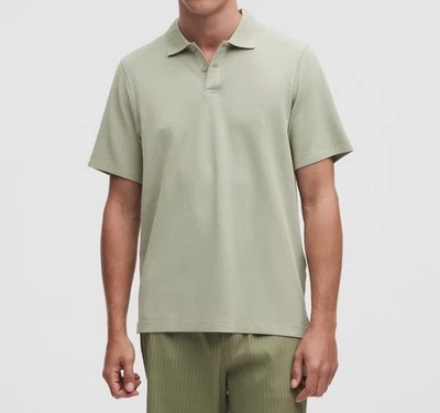 Polo M4-03 Nuevo con Etiquetas Talla L L Lululemon Hombre Algodón Piqué Manga Corta FOGN Foto 1 de 4