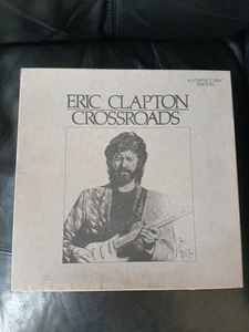 Eric Clapton Crossroads 4CD Box Set Booklet Embossed Sleeve Insert - Picture 1 of 7