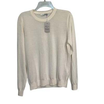 Nuevo con etiquetas Suéter de Golf Peter Millar Mujer Lana Seda Cachemira Corona Suave Crew Grande Foto 1 de 4