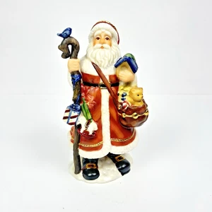 Vintage Coyne's & Company Bavarian Heritage Santa Weihnachtsfigur Vogel Spielzeug - Bild 1 von 11
