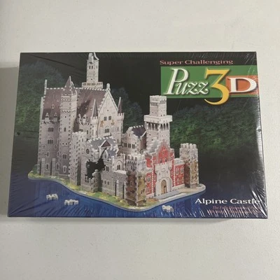 Головоломка 3D альпийский замок 4436 Super Challenging 1000 шт. головоломка Milton Bradley 1994 - Изображение 1 из 3