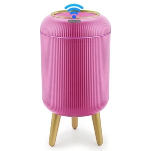 Pukomc Smart Sensor Wastebasket Hand Free Touchless 2.6 Gallon - Picture 1 of 7