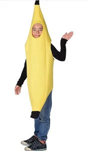 Disfraz de Halloween Ultimate Banana Fruta Tropical, Niño Talla 5-7 Años - Imagen 1 de 2