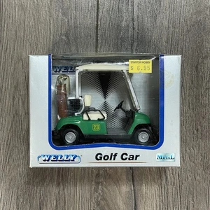 Welly Golf Buggy Cart Boxed Green Diecast 1:38 Scale Model Sealed NIB - Picture 1 of 9