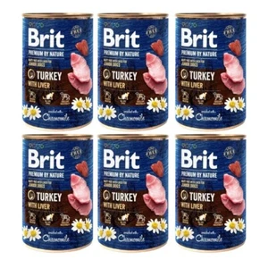 6 x 400 g BRIT Premium by Nature Nassfutter mit Truthahn & Leber für junge Hunde - Bild 1 von 2