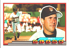 1989 TOPPS BIG WILL CLARK #146 BASEBALL CARD SAN FRANCISCO GIANTS 