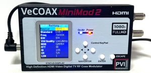PVI VeCOAX MiniMod-2 HDMI TO RF MODULATOR UNIT 1080p with Power supply - Picture 1 of 6