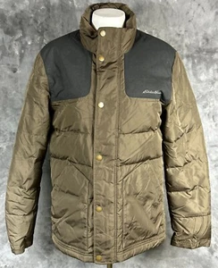Eddie Bauer Men's Olive Green 650 Down Filled Coat sz S (14842) - Picture 1 of 11