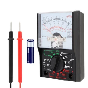 2025 Nuovo Multimetro Analogico Elettrico AC/DC Include Voltmetro Tensione Batteria AA - Foto 1 di 12