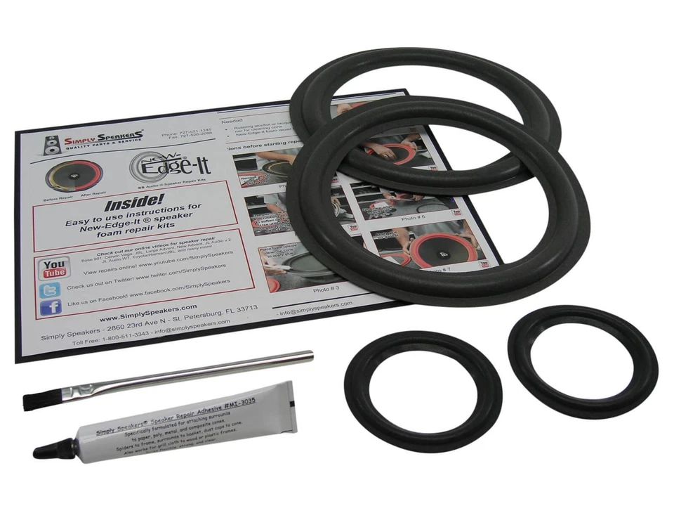 Infinity RS-4000 RS-4000A 8" Woofer and 3" Mid Speaker Repair Kit FSK-INF4000C