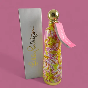 NUOVA Bottiglia Acqua Lilly Pulitzer Edizione Limitata Squeeze The Day Acciaio Inox - Foto 1 di 3