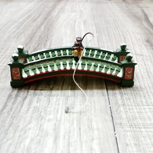 Mr. Christmas "Winter Waterland" Musical Pond REPLACEMENT BRIDGE FISHING BOY - Picture 1 of 9