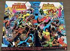 Vintage Teen Titans Promotional Poster, Perez Art, 1983, Dealers Only Item